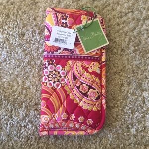 Vera Bradley Sunglasses/Eyeglasses Case Raspberry